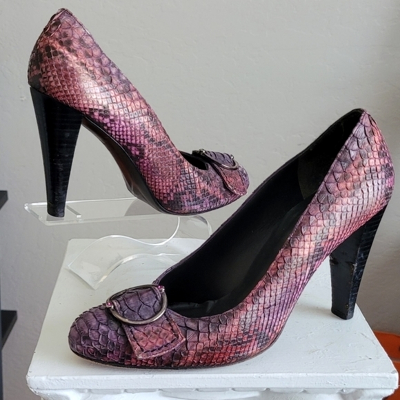 STUART Weitzman Pumps snake heels - Picture 1 of 16